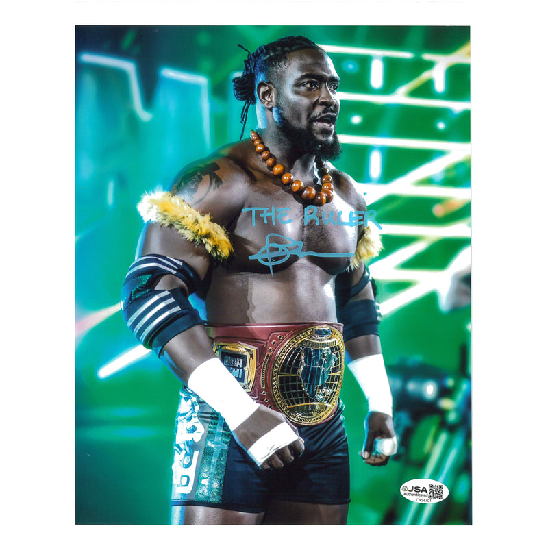 Oba Femi Entrance The Ruler 8x10 Promo - JSA Autographed