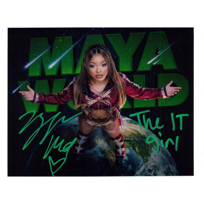 Signed -Maya World Metallic 3 8x10 or 11x14 Poster