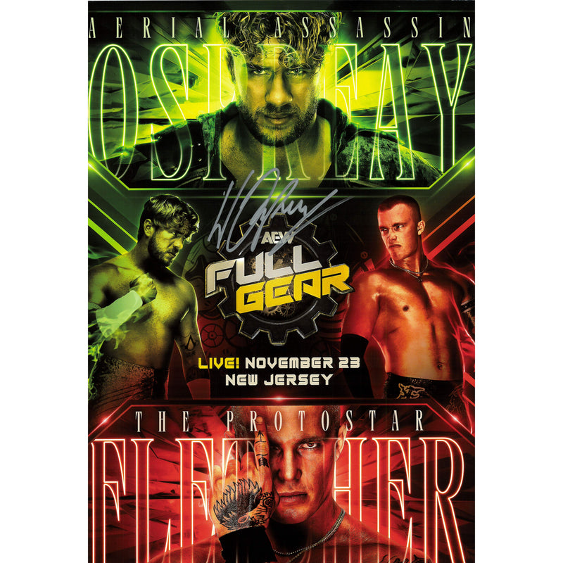 *PREORDER* - Fletcher | Ospreay FG1 Full Gear Reproduction 11x17 Poster - Dual Signed (JSA)
