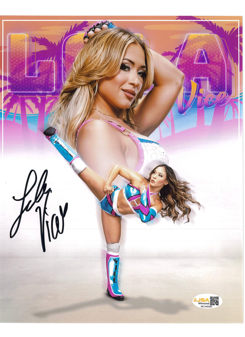 Lola Vice Asylum Edit 8x10 Promo - JSA AUTOGRAPHED