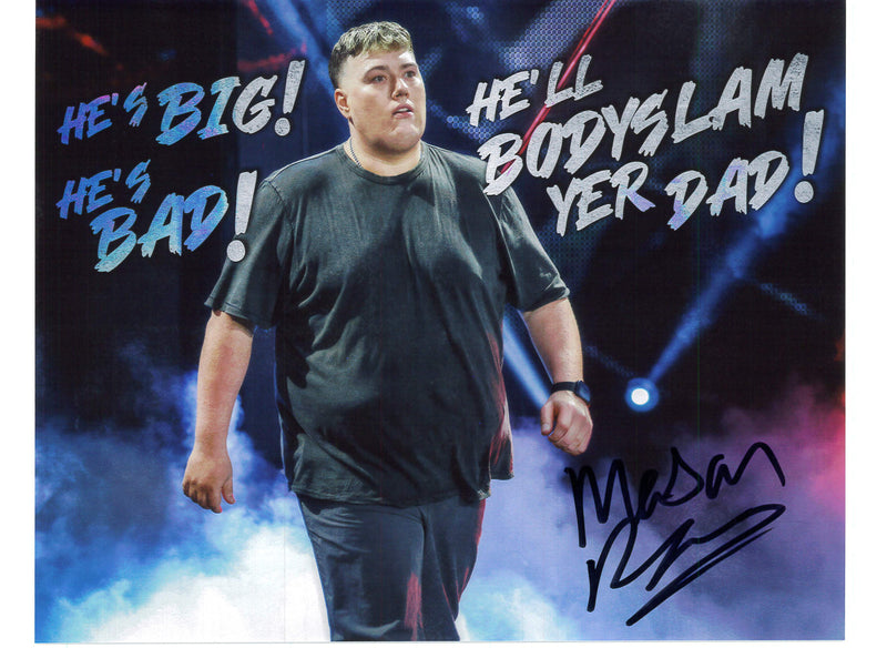 Mason Rook "He's Big, He's Bad" 8x10 or 11x14 Promo -AUTOGRAPHED