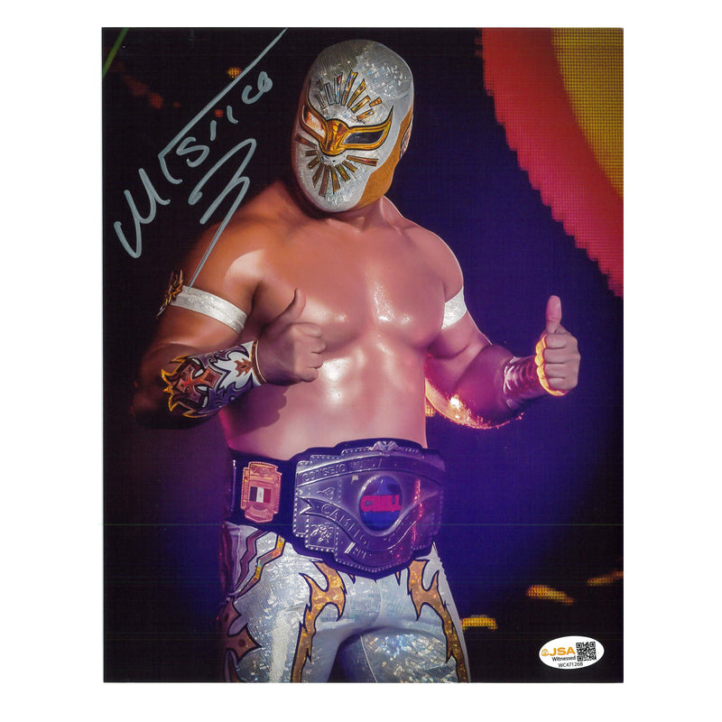 Mistico 8x10 Promo - JSA AUTOGRAPHED