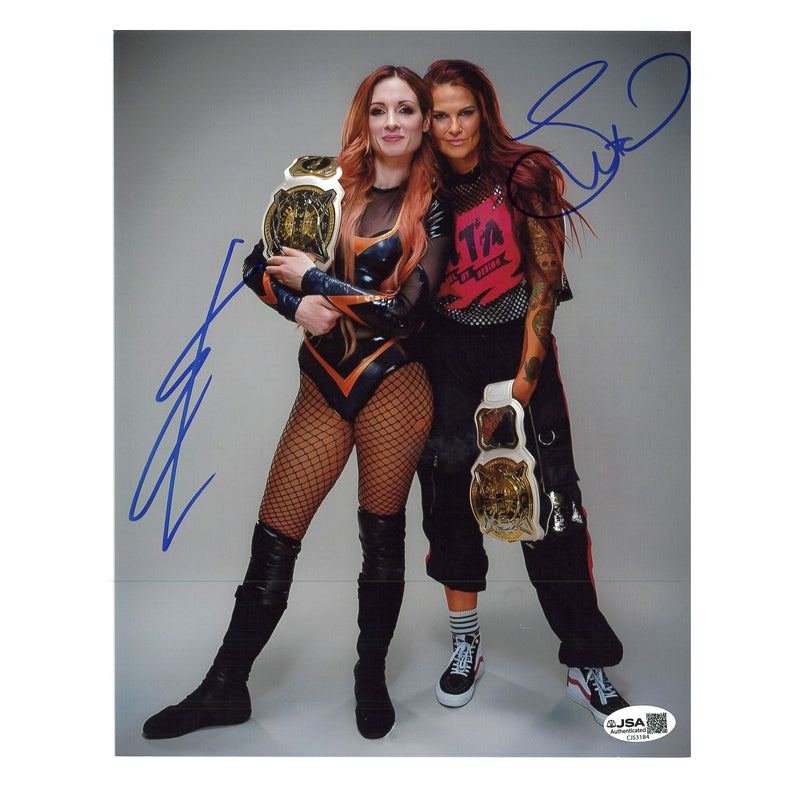 Becky Lynch & Lita 8x10 Promo - JSA AUTOGRAPHED