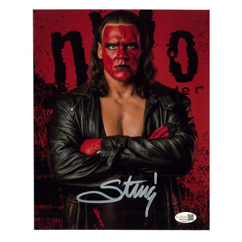 Sting Metallic Wolfpac 8x10 Promo - JSA AUTOGRAPHED