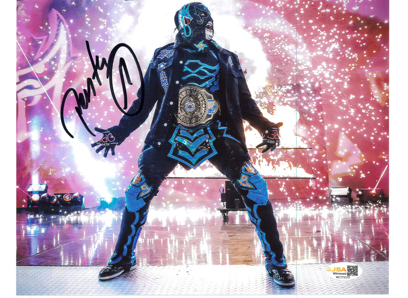 Penta Black/Blue Gear 8x10 or 11x14 Promo - JSA AUTOGRAPHED