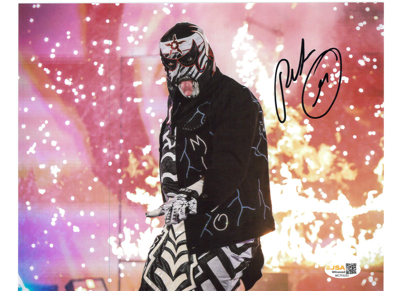 Penta Pink Flames Entrance 1 8x10 or 11x14 Promo - JSA AUTOGRAPHED