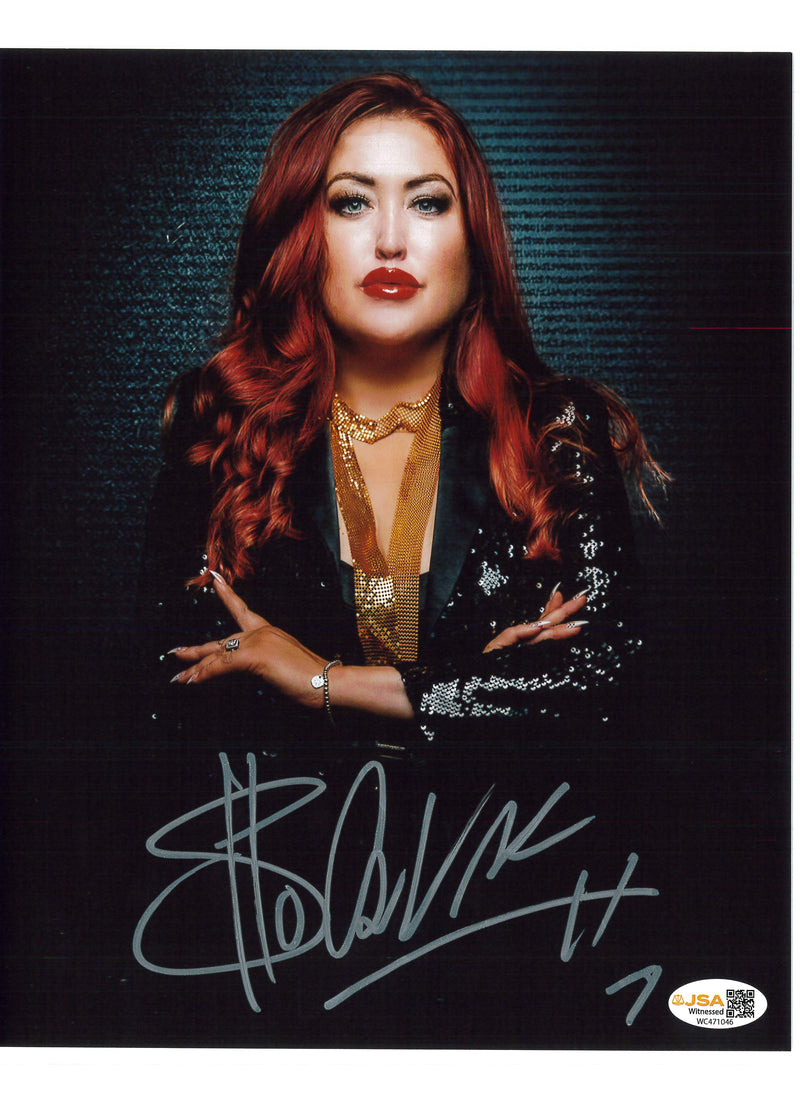 SoCal Val Dark Background Promo 8x10 - JSA AUTOGRAPHED