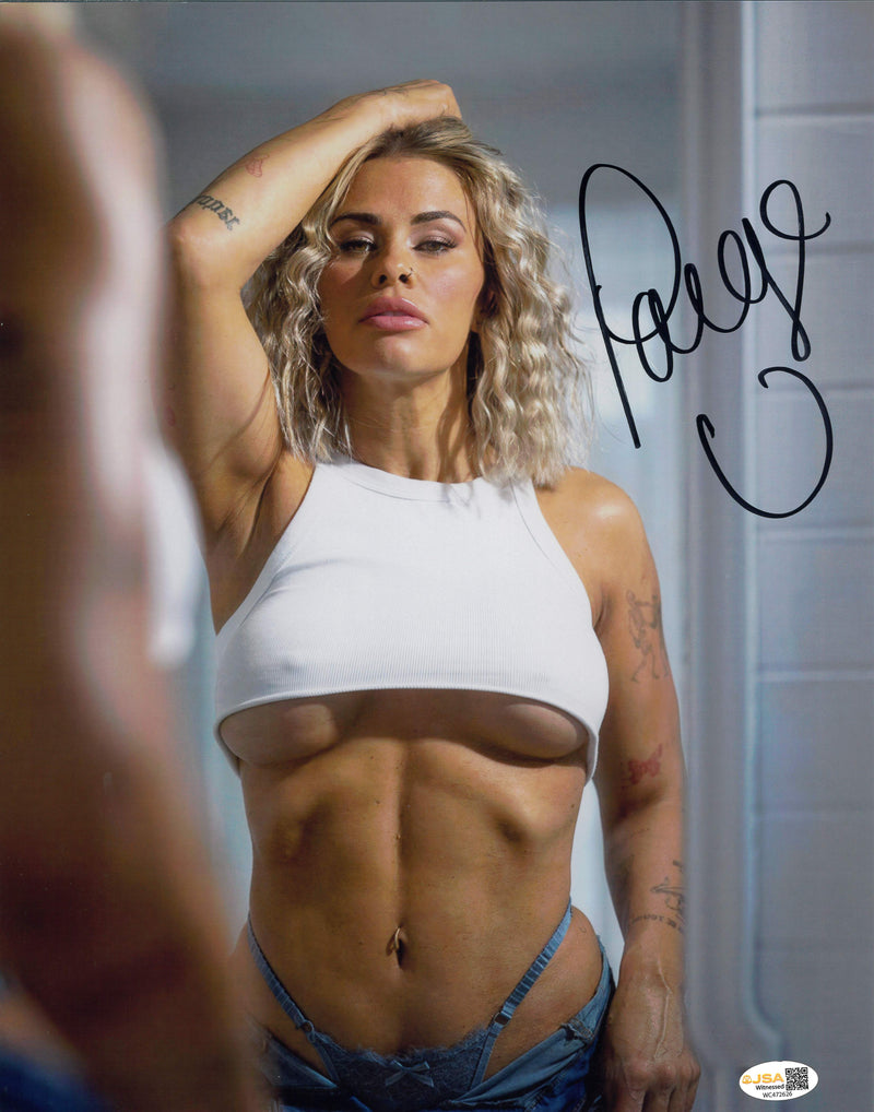 Paige VanZant Mirror Metallic 11x14 Poster - JSA AUTOGRAPHED