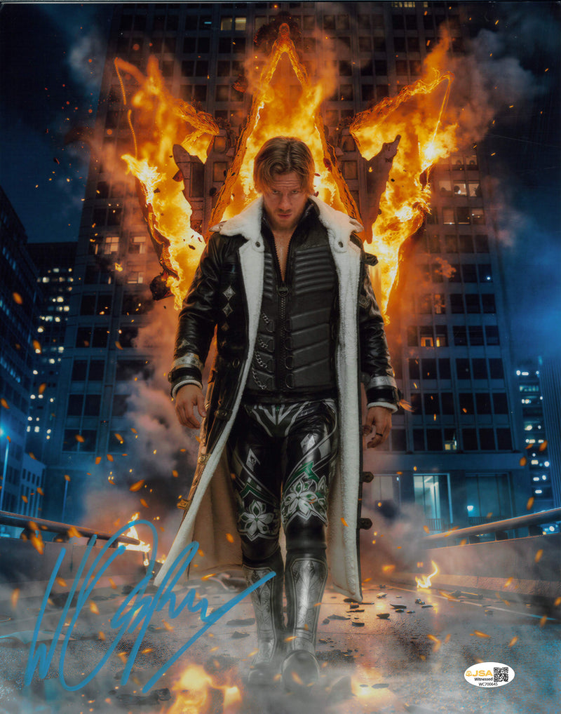 Will Ospreay Metallic AsylumGFX 3 11x14 Promo - JSA AUTOGRAPHED