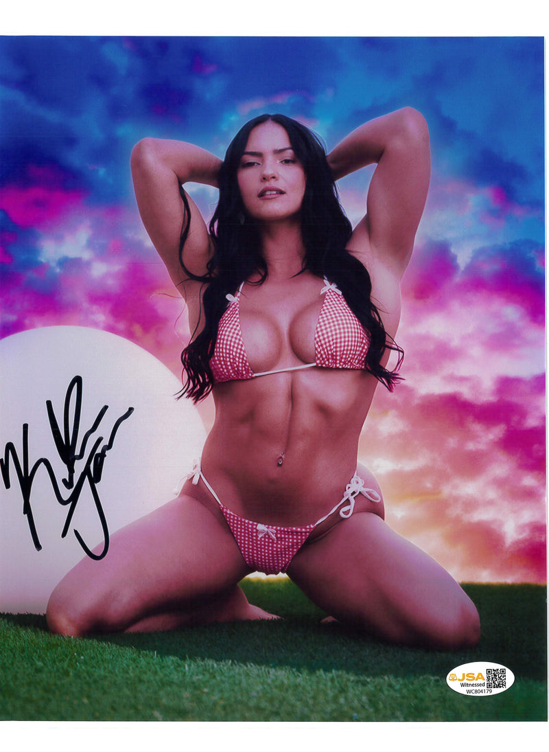Kiana James Sunset Clouds Promo 8x10 - JSA AUTOGRAPHED