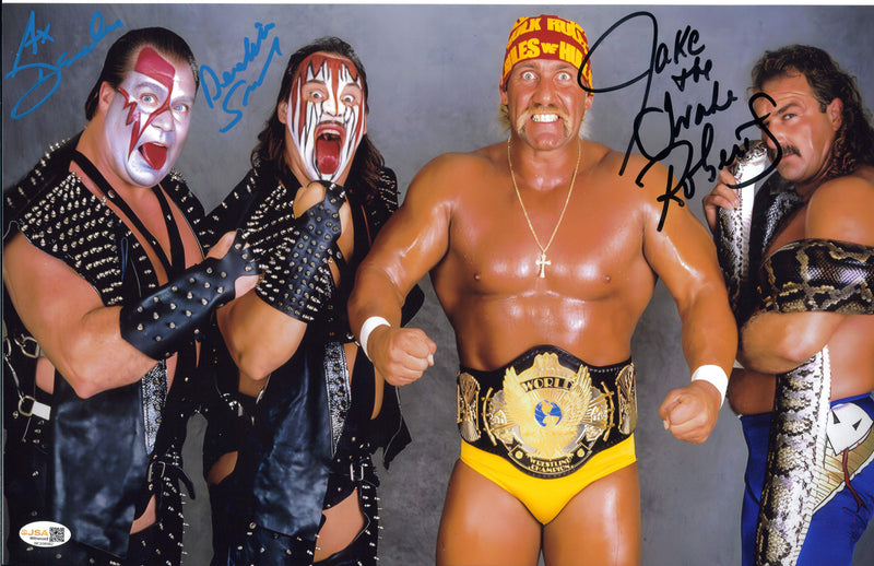 Jake Roberts - Demolition Ax and Smash - Survivor Series 11x17 Poster - JSA AUTOGRAPHED