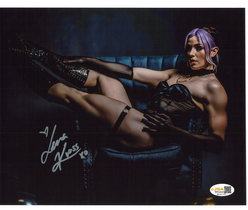 Lena Kross Black Chair 8x10 Promo - JSA AUTOGRAPHED