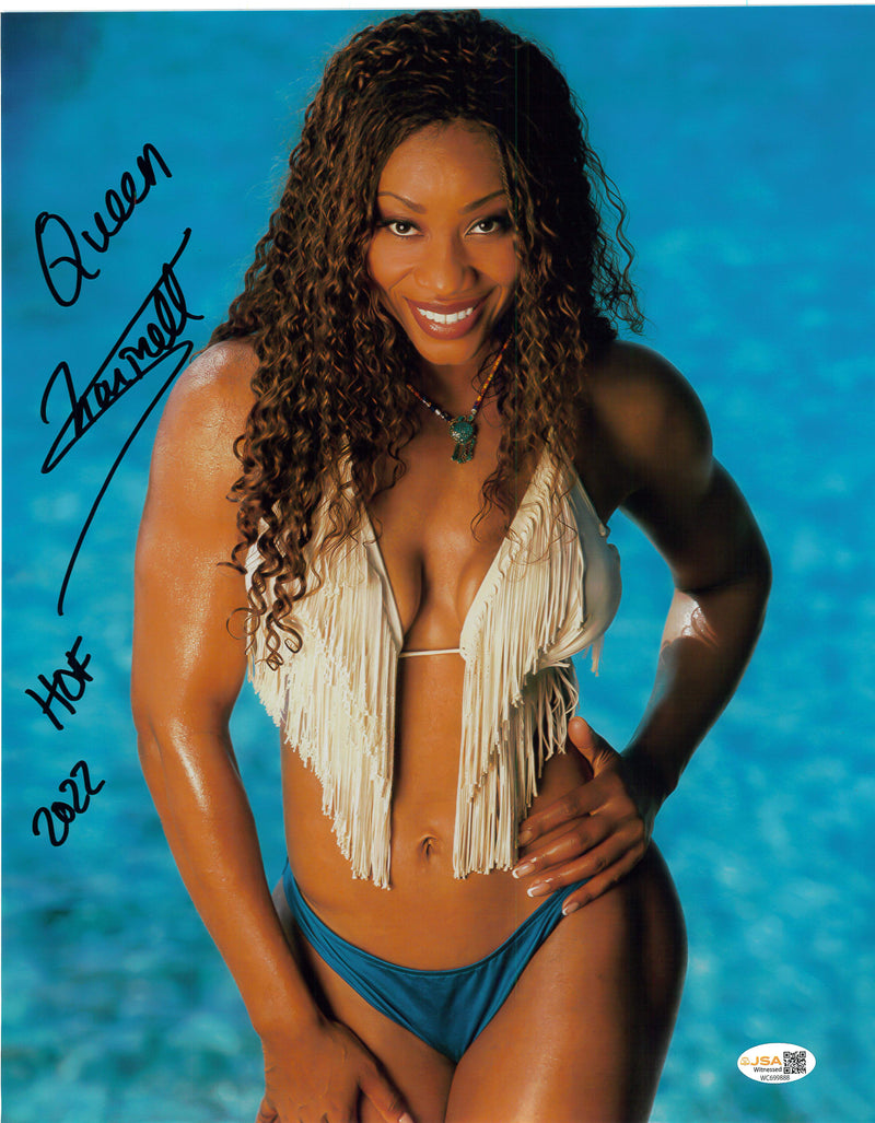 Queen Sharmell In The Water Metallic 11x14 Poster - JSA AUTOGRAPHED
