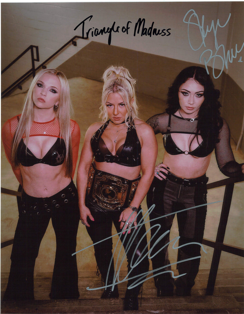 *PREORDER* - Triangle of Madness TOM3 11x14 Poster - Tri Signed (JSA)