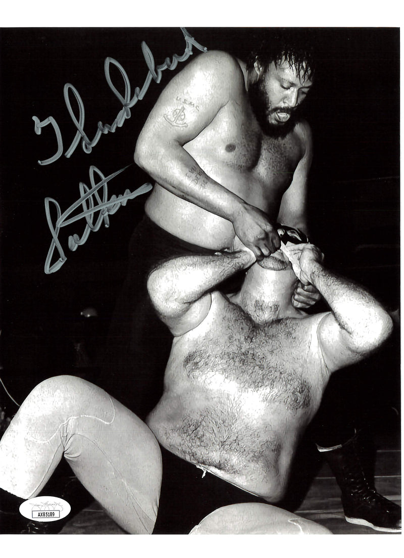 Thunderbolt Patterson B&W 8x10 Promo - JSA AUTOGRAPHED