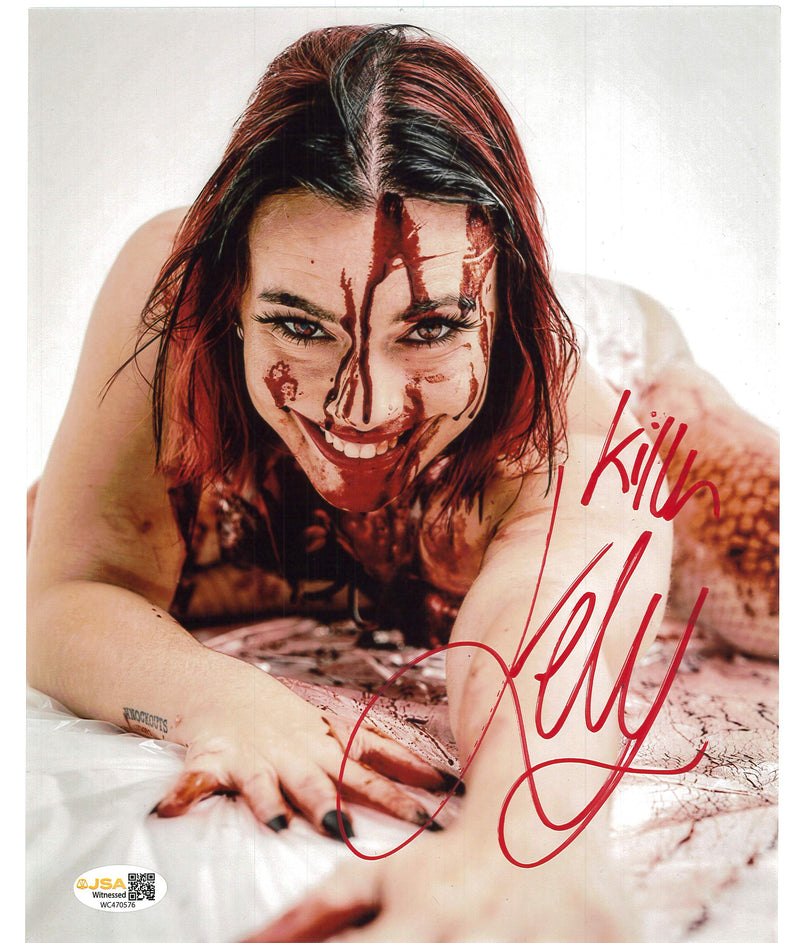 Killer Kelly Bloodbath 8x10 Promo - JSA AUTOGRAPHED