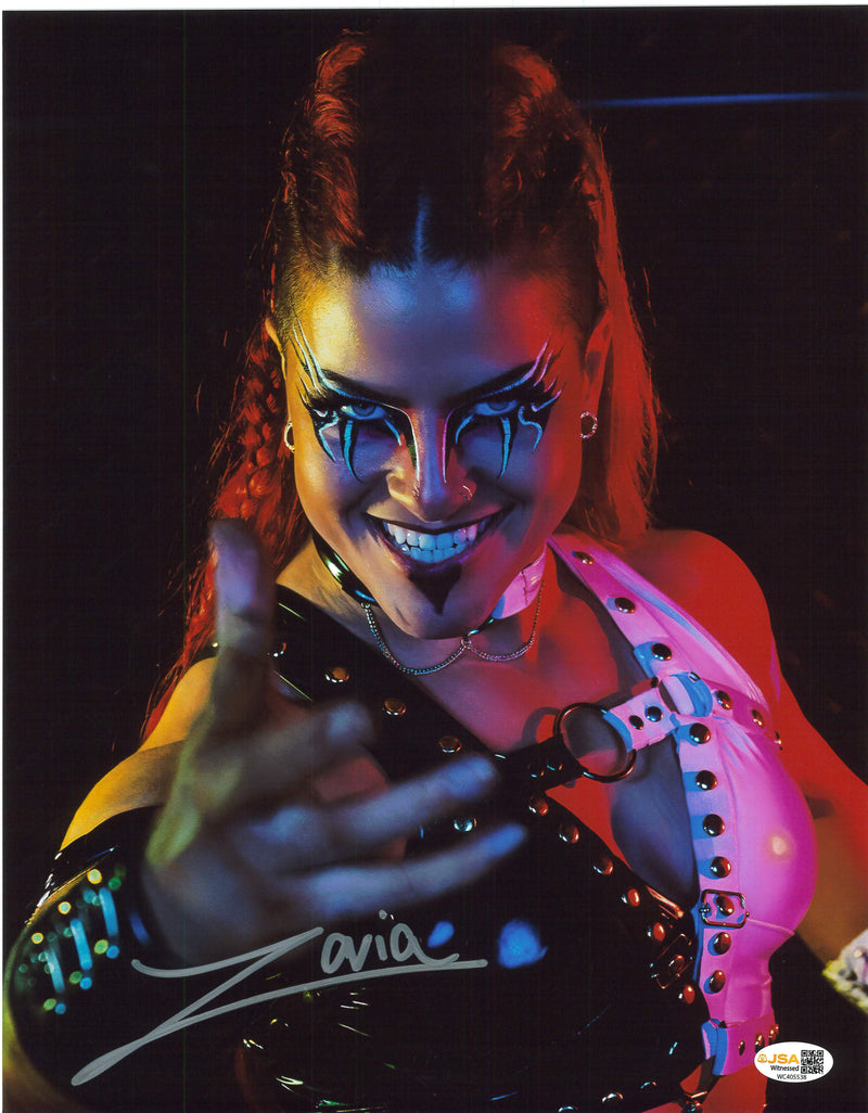 Zaria Close Up 11x14 Poster - JSA AUTOGRAPHED