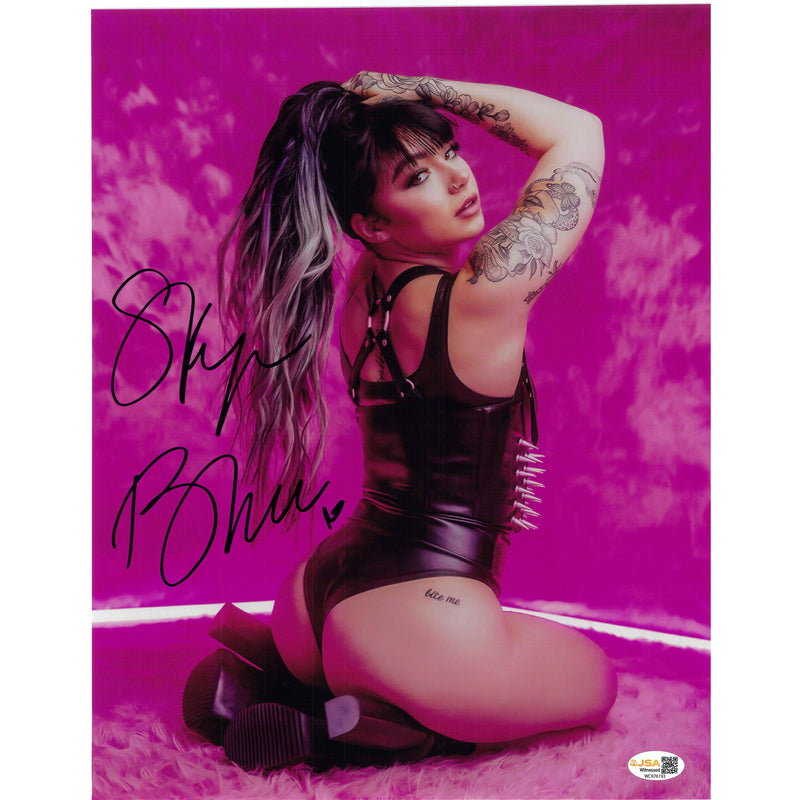 Skye Blue Metallic Pink 8x10 Promo or 11x14 Poster - JSA AUTOGRAPHED