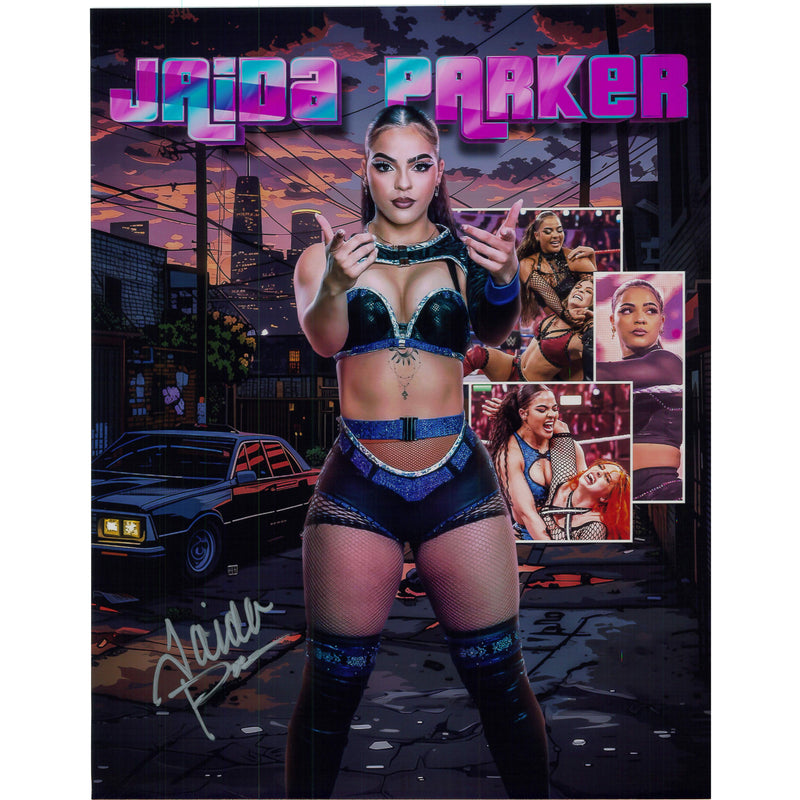 Jaida Parker AsylumGFX METALLIC 11x14 Poster - HSC AUTOGRAPHED