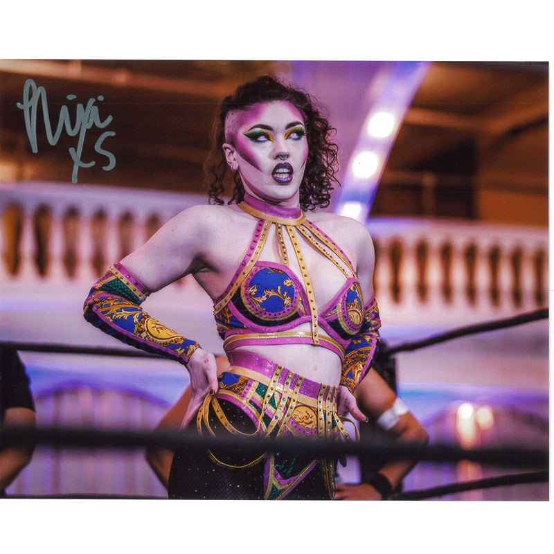 Nixi XS In Ring 8x10 Promo - AUTOGRAPHED