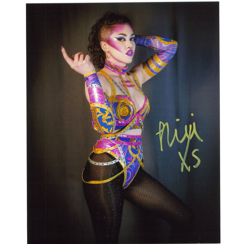 Nixi XS Pink Gear 8x10 Promo - AUTOGRAPHED