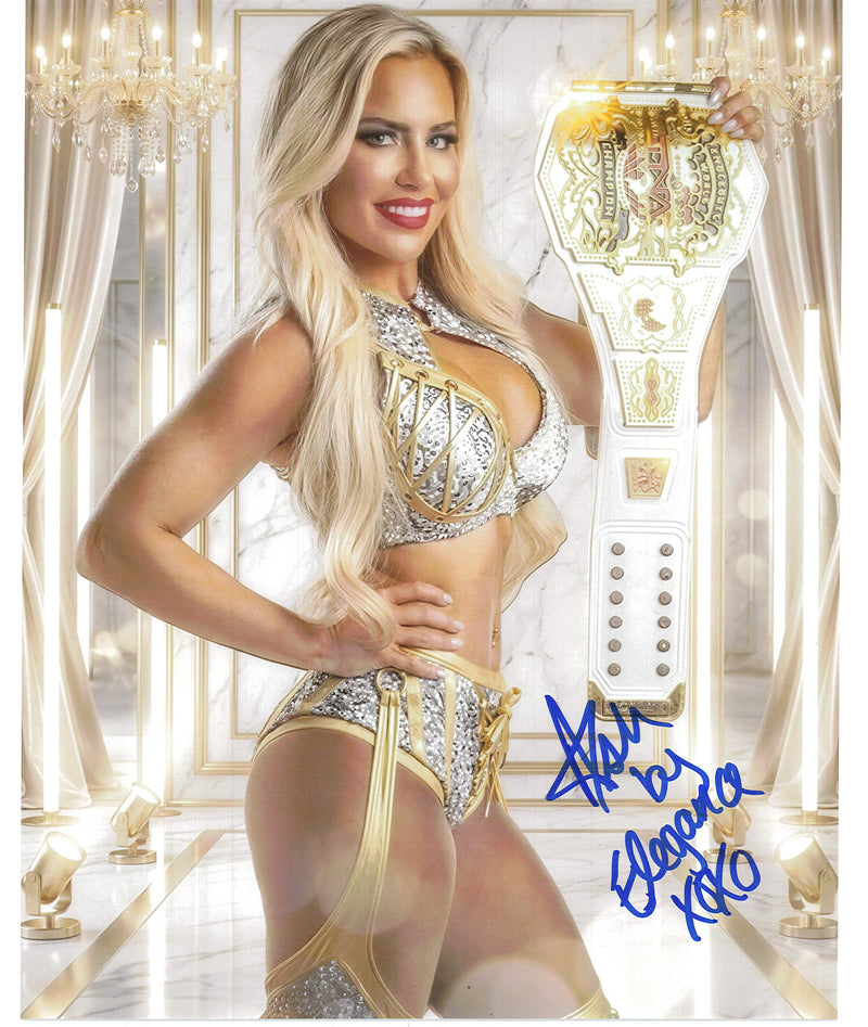 Ash By Elegance Golden Everything 8x10 Promo - AUTOGRAPHED