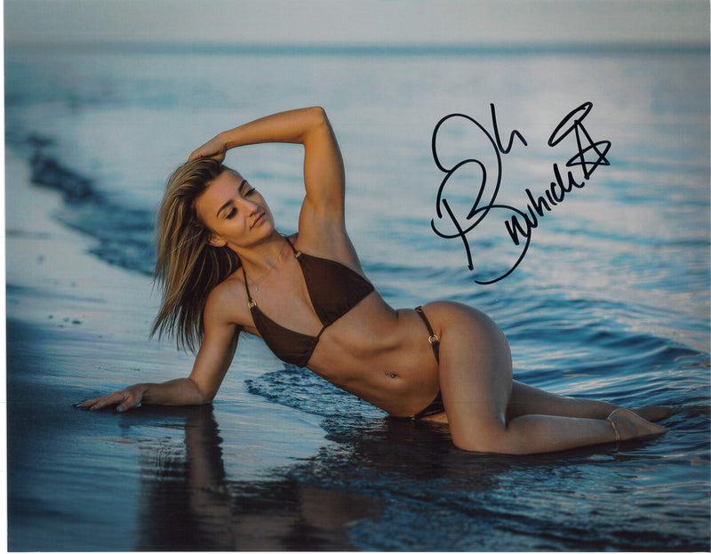 Xia Brookside Laying In Sand 11x14 Poster - AUTOGRAPHED