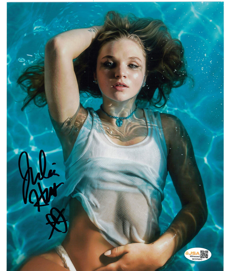 Julia Hart The Deep End Metallic 8x10 Promo or 11x14 Poster - JSA AUTOGRAPHED