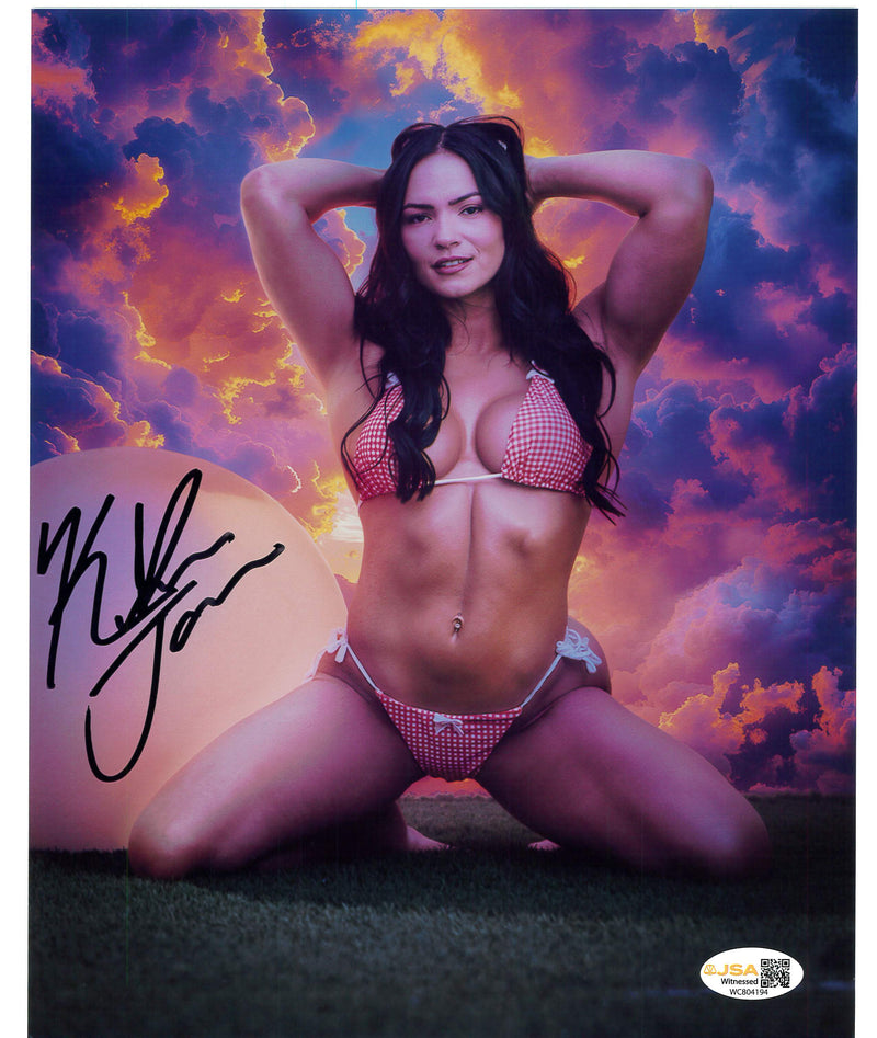 Kiana James Sunset Clouds 2 Promo 8x10 - JSA AUTOGRAPHED