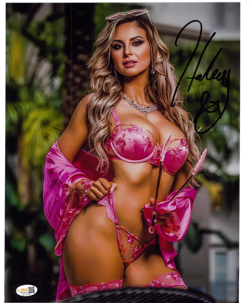 Harley Cameron Pink Tongs 11x14 Poster - JSA AUTOGRAPHED