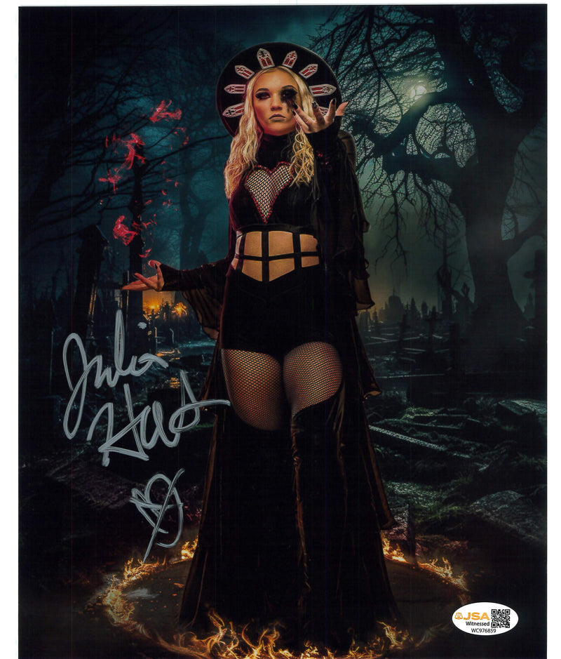Julia Hart Graveyard Metallic 8x10 Promo - JSA AUTOGRAPHED
