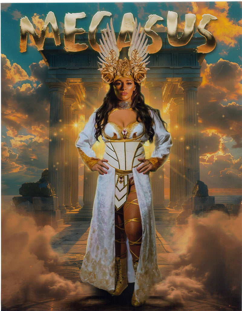 *PREORDER* - Megan Bayne MB6 Metallic 8x10 or 11x14 Poster - Signed (JSA)