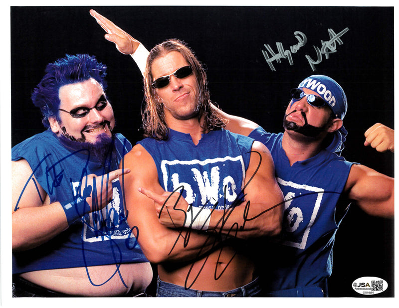 Blue World Order 8.5x11 Promo - JSA AUTOGRAPHED
