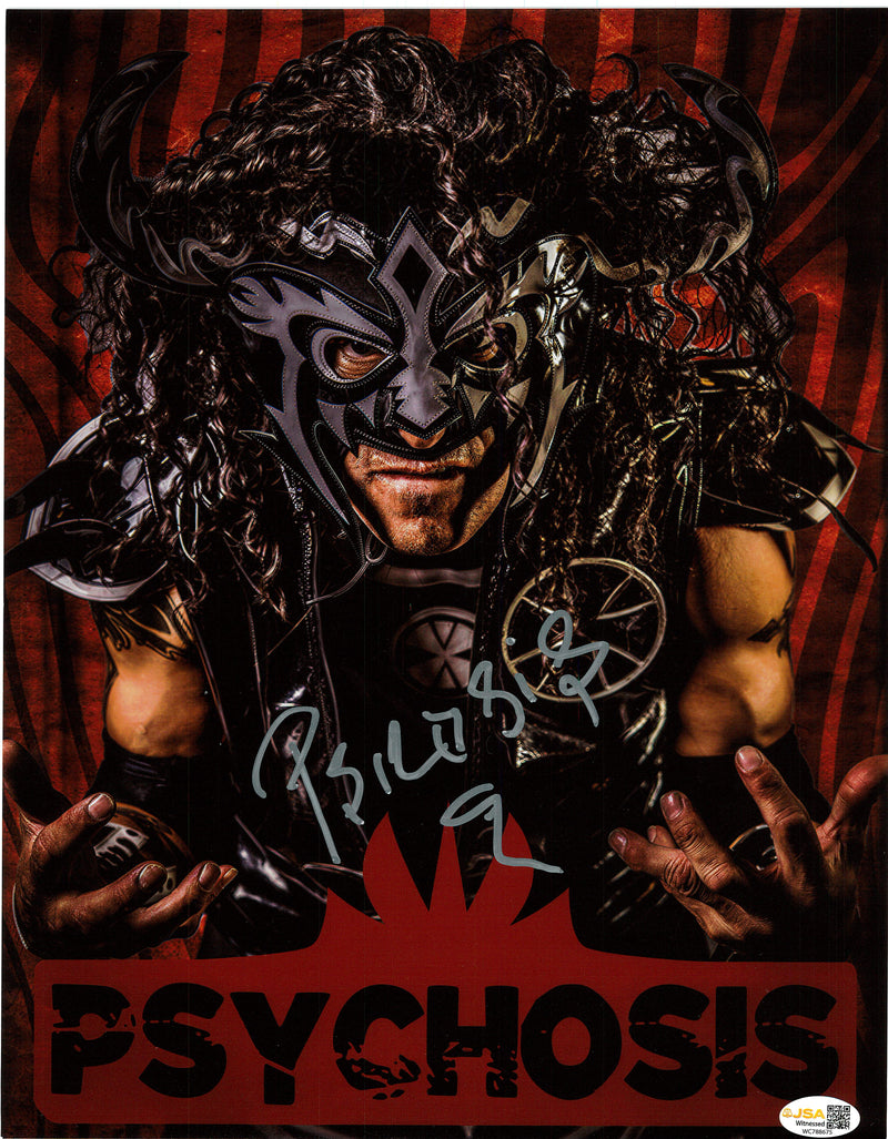 Psicosis Red 11x14 Poster - JSA AUTOGRAPHED