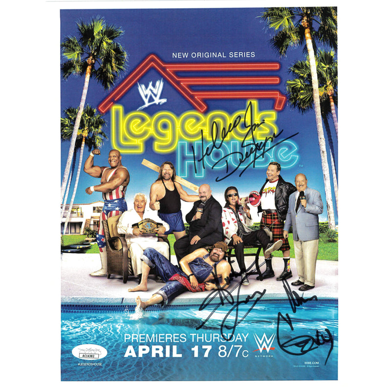 Legends House 8.5x11 Promo - JSA AUTOGRAPHED