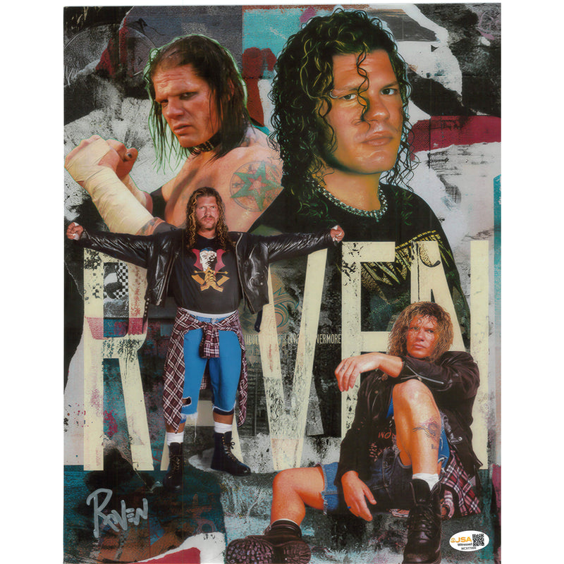Raven Metallic Edit 8x10 Promo or 11x14 Poster - JSA AUTOGRAPHED