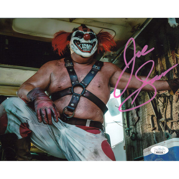 Samoa Joe Sweet Tooth Leg Up 8 x 10 Promo - JSA AUTOGRAPHED