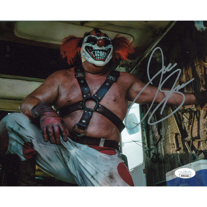 Samoa Joe Sweet Tooth Leg Up 8 x 10 Promo - JSA AUTOGRAPHED
