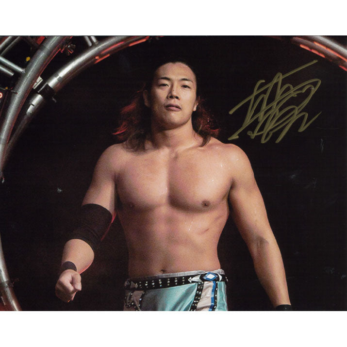Konosuke Takeshita Entrance 8 x 10 Promo - AUTOGRAPHED