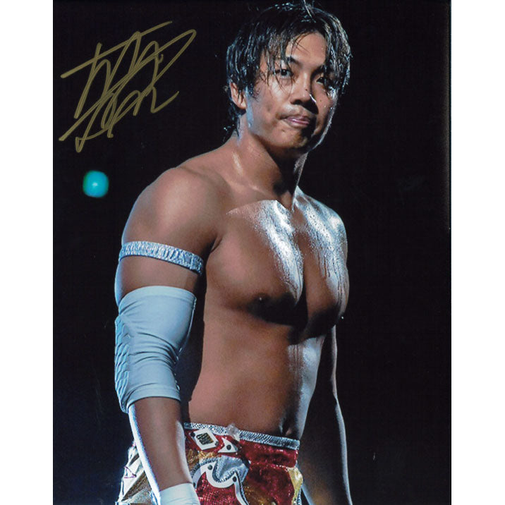 Konosuke Takeshita Side Pose 8 x 10 Promo - AUTOGRAPHED