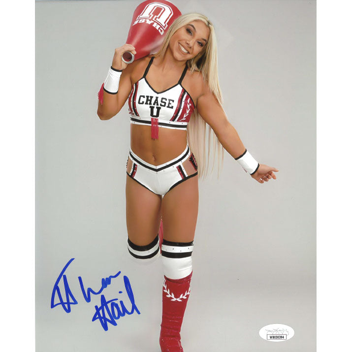 Thea Hail Megaphone on Shoulder 8 x 10 Promo - JSA AUTOGRAPHED