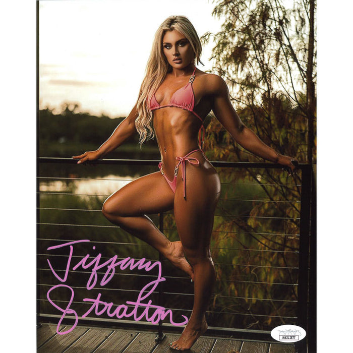 Tiffany Stratton On Deck (Non-Metallic) 8 x 10 Promo - JSA AUTOGRAPHED
