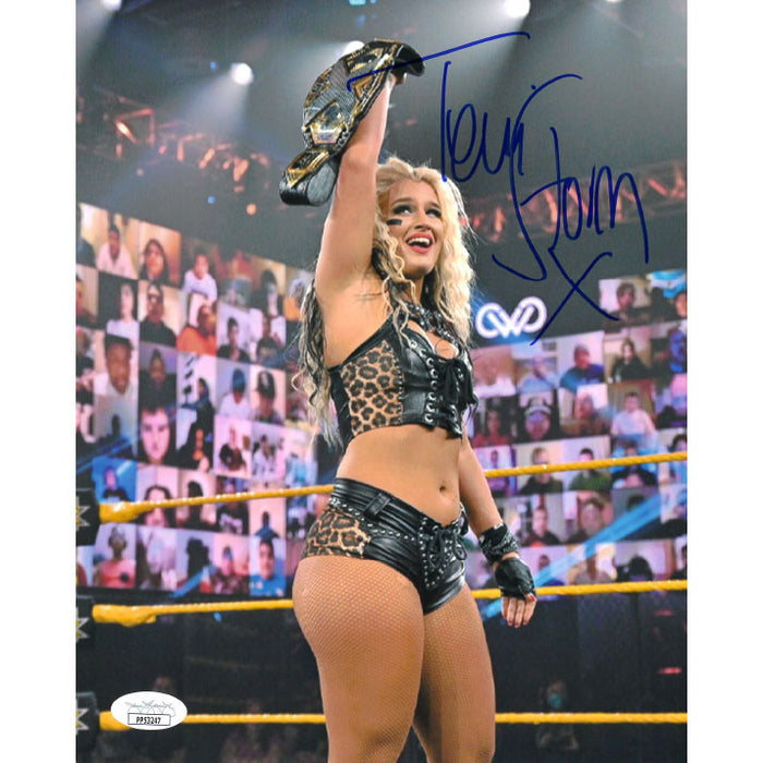 Toni Storm Hold Up NXT Title 8 x 10 Promo - JSA AUTOGRAPHED
