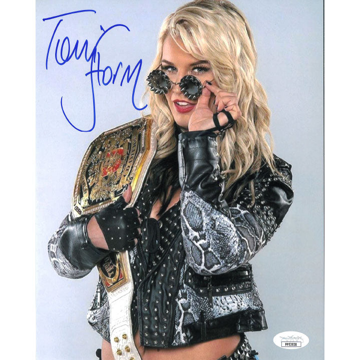 Toni Storm UK Title & Shades 8 x 10 Promo - JSA AUTOGRAPHED