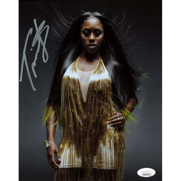 Trinity Fatu Pose 8 x 10 Promo - JSA AUTOGRAPHED