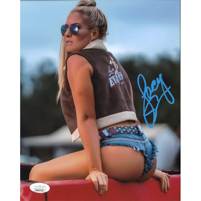 Lacey Evans Truck Bed 8 x 10 Promo - JSA AUTOGRAPHED