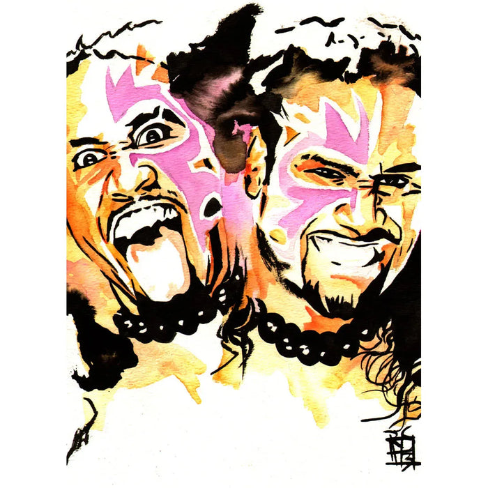 The Usos: In the Paint 11x14 Poster