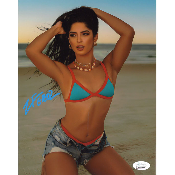 Valentina Feroz Hands in Hair 8 x 10 Promo - JSA AUTOGRAPHED