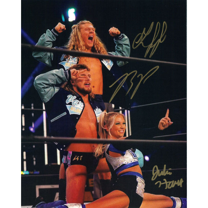 Varsity Blonds In Ring 8 x 10 Promo - TRIPLE AUTOGRAPHED