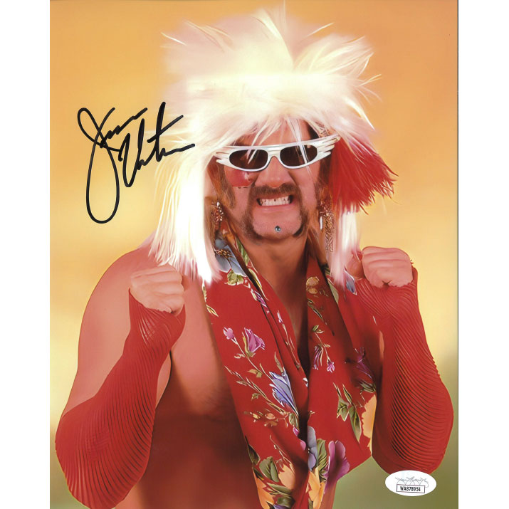 Jesse Ventura Yellow BG 8 x 10 Promo - JSA AUTOGRAPHED